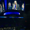 The stage at the DECA awards ceremony 