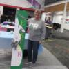 Workshop participants show off their completed porch bunny.: Gallery Image 2 