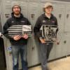 Two senior welders with their plasma projects.: Gallery Image 1 
