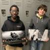 Ethan Rempe and Brycen Dean display their plasma projects.: Gallery Image 1 