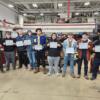 This group of seniors show off their ASE certifications.: Gallery Image 1 