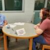 CBI student is practicing their interview skills with an employer.: Gallery Image 9 