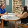 CBI student is practicing their interview skills with an employer.: Gallery Image 10 