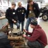 Sophomores visiting Ag. Industrial Tech. check out equipment and ask questions.: Gallery Image 2 