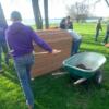 Construction students putting together obstacles at the dog park.: Gallery Image 3 