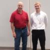Ben Wenning (right) with his instructor Rob Menker: Gallery Image 1 
