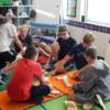 New Bremen students using large motor skills to build in Early Childhood.: Gallery Image 1 