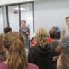 New Knoxville students listen to a REC Tech student talk about his program.: Gallery Image 1 