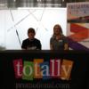 Totally Promotional  representative with the Tri Star student they employ.: Gallery Image 3 