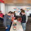 Tri Star students taking advantage of the walking tacos sold by the Career Pathway class.: Gallery Image 1 