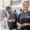 Tri Star welding student, Tricia Yahl.  This is her poster picture for GROB Systems apprenticeship program.: Gallery Image 1 
