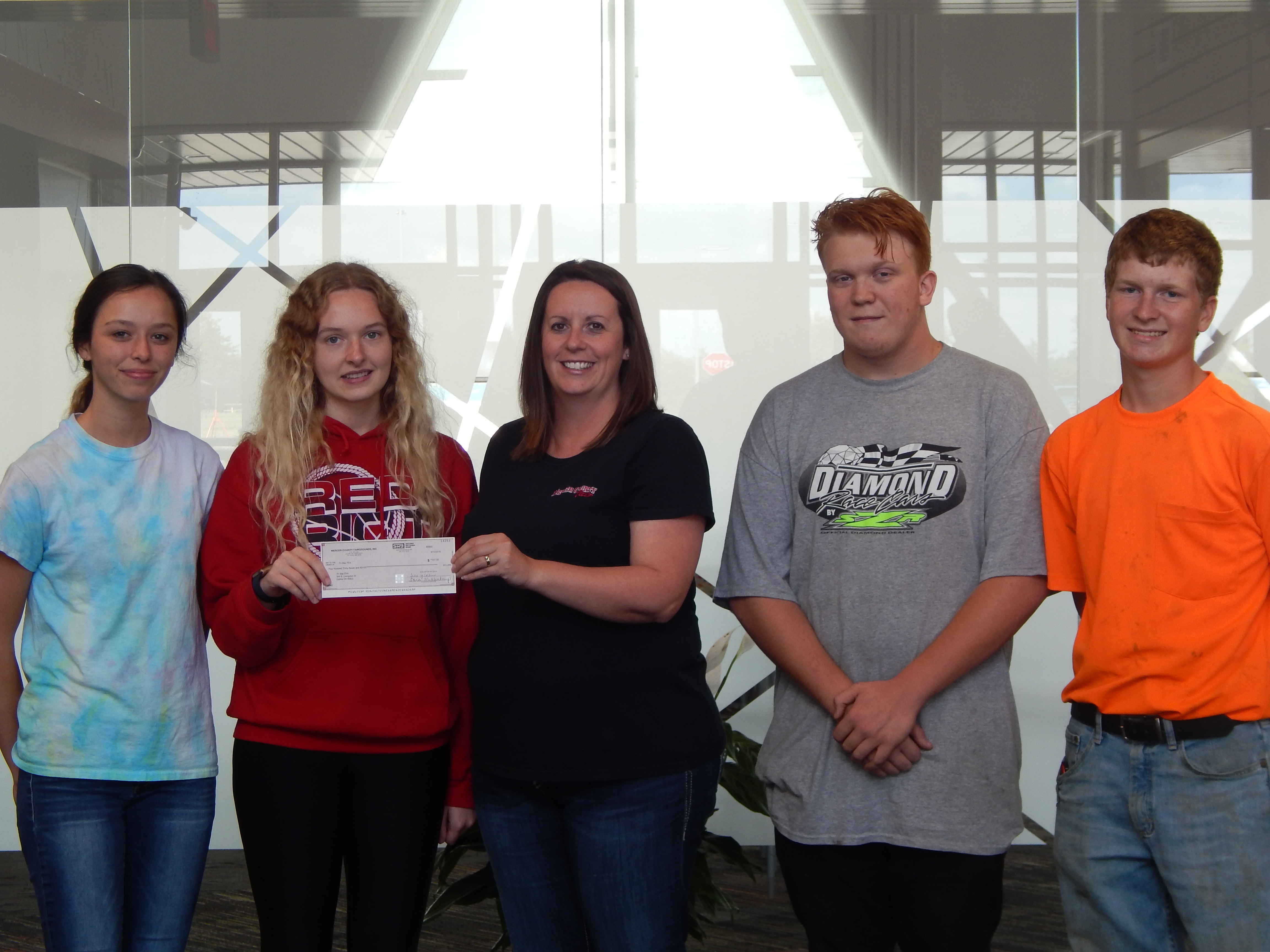  Tri Star FFA Receives Donation from the Mercer Co. Fair: Featured Image 1 