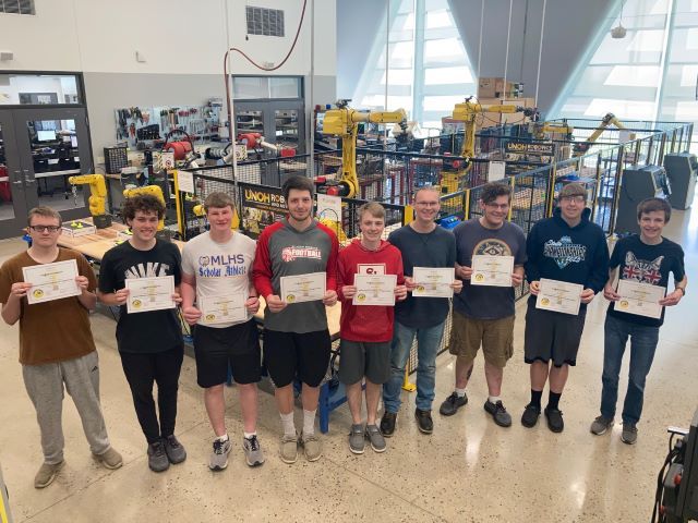  REC Tech Students Earn FANUC Certification: Featured Image 1 