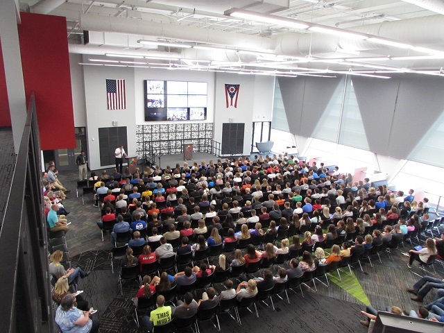 First day of school assembly for first year students at Tri Star.: Featured Image 1 