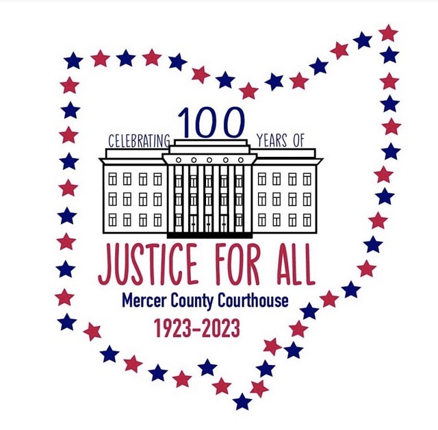 Mercer County Courthouse 100th Anniversary Logo: Featured Image 1 