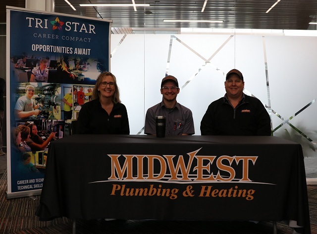 Midwest Plumbing and Heating signed Nate Kaiser.: Featured Image 1 